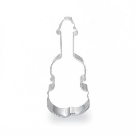 Violino cm 7 tagliabiscotti in acciaio inox