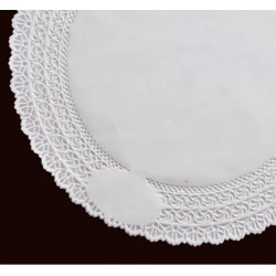 Pizzo bianco sotto torta ø cm 33 - 5 pz