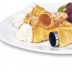 Cannoncini Cornetto inox ø mm 34 x 140 - 6 pz