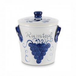 Rumtopf in ceramica grigio blu - lt 5