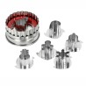 Linzer tagliabiscotti jumbo set Christmas