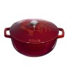 Cocotte per pollo rosso granato ø cm 24 - staub