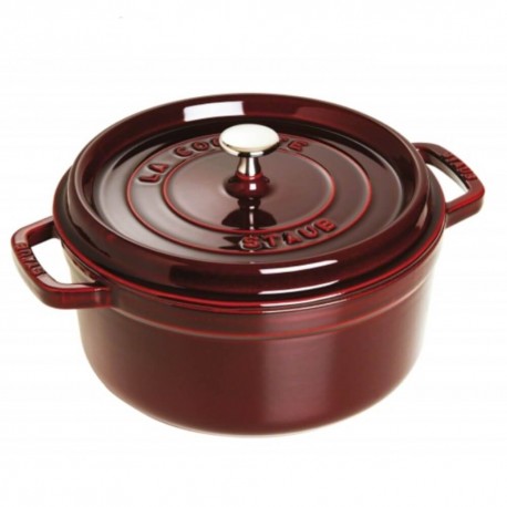 Cocotte in ghisa smaltata granato ø cm 26 - staub