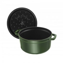 Cocotte in ghisa smaltata basilico ø cm 26 - staub