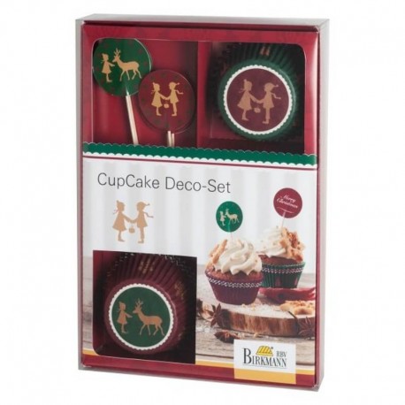 Cupcake set 36 pz Deko Xmas