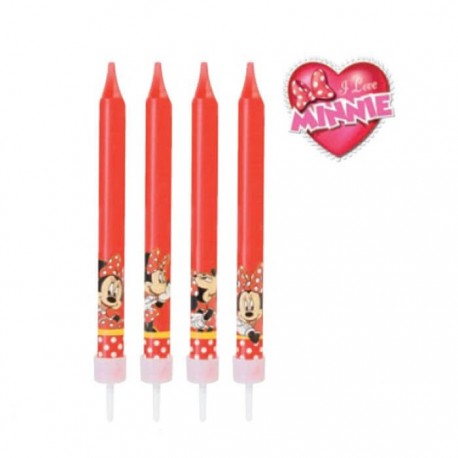 Candeline Minnie Disney - 4 pz