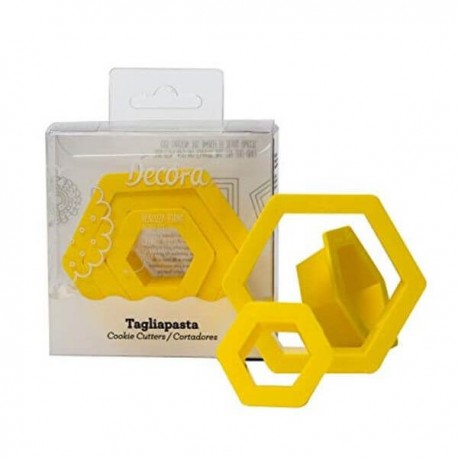 Esagono tagliapasta set 3 pezzi