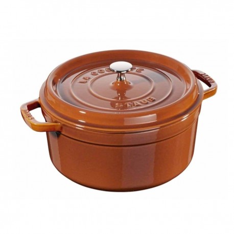 Cocotte in ghisa smaltata cannella ø cm 26 - staub