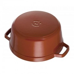 Cocotte in ghisa smaltata cannella ø cm 26 - staub