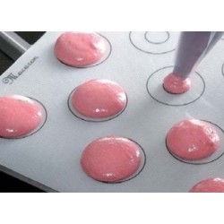 Tappetino in silicone con sagome macarons