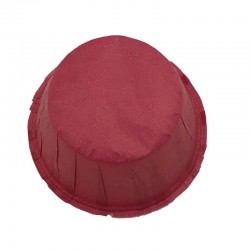 Muffin grease proof bordo piegato ø mm 61 - rosso - 40 pz