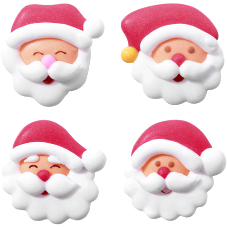 Babbo Natale decorazioni in zucchero