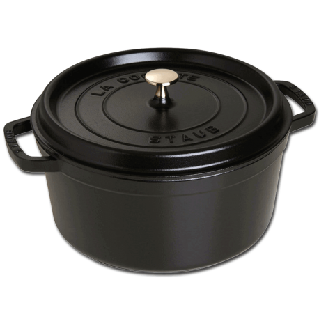 Cocotte in ghisa smaltata nero ø cm 24 - staub