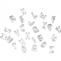 Tagliapasta Lettere Alfabeto inox