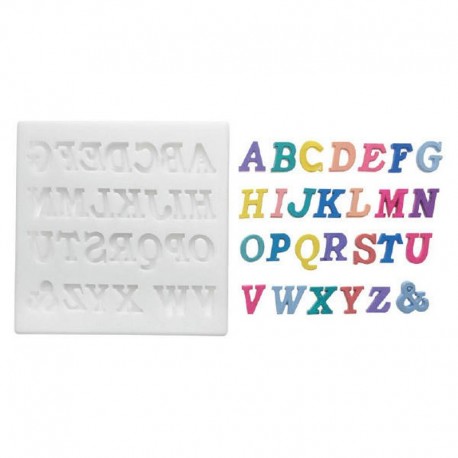 Dekoflex Alfabeto silicone moulds Alphabet