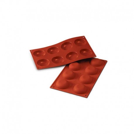 Krapfen silicone ø mm 60 h mm 20 8 cavità