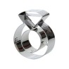 Anello con diamante cm 7 tagliabiscotti inox