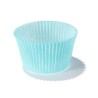 Pirottini muffin e cupcake mm 55 h 42 turchese - 105 pezzi