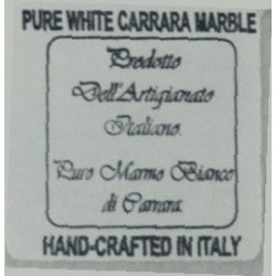 Mortaio Marsigliese in marmo di carrara con pestello