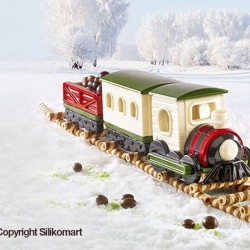 Magic Train in 3D Let's Celebrate Silikomart