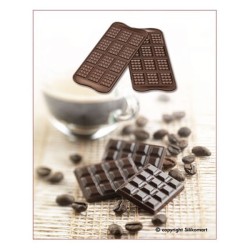 Stampo cioccolato 12 Tablette EasyChoc Silikomart