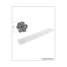 Tappeto Tricot Decor flower 400 x 80 mm Silikomart