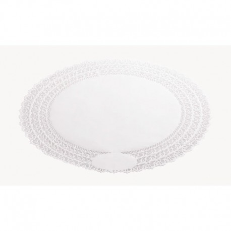 Pizzo bianco sotto torta ø cm 35 - 5 pz