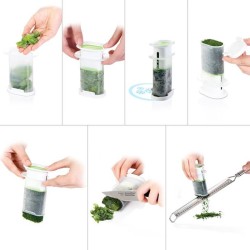 Dispenser per erbe aromatiche congelate