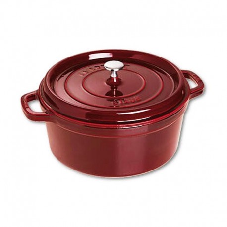 Cocotte in ghisa smaltata granato ø cm 24 - staub