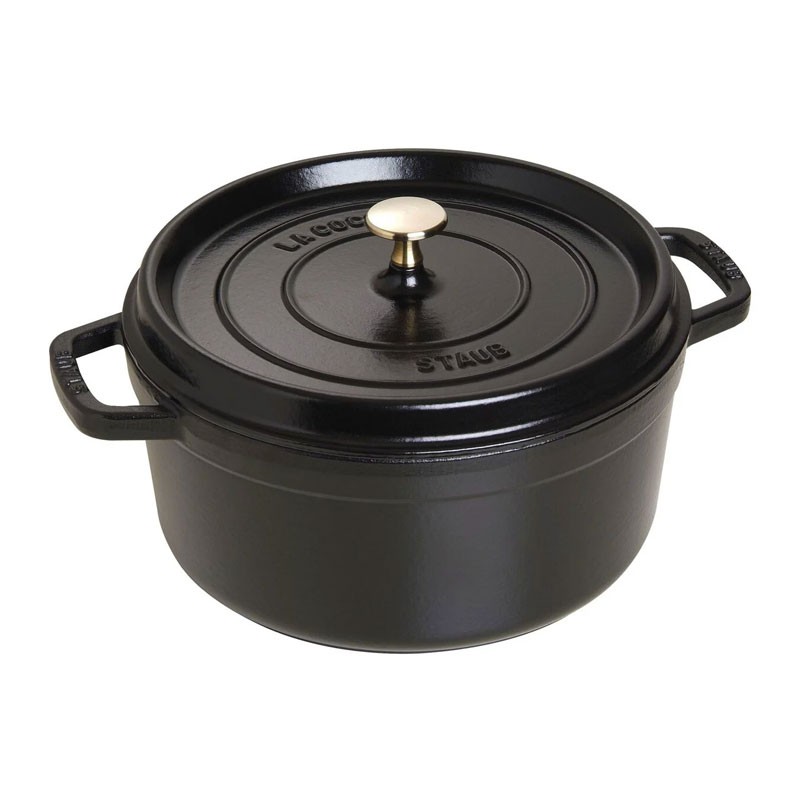 Cocotte in ghisa smaltata nero ø cm 26 - Staub