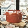 Cocotte in ghisa smaltata cannella ø cm 26 - staub