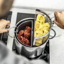 Pentola pasta con 2 inserti acciaio inox Ballarini