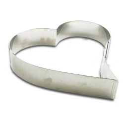 Anello cuore piegato inox ø cm 27 h 4