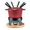 Set per Fonduta Sierra 11 pz - Rosso ciliegia