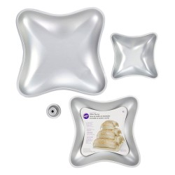 Set 3 pz tortiere in alluminio per cuscini  Wilton