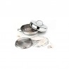 Set affumicatura in acciaio inox ø 28 cm