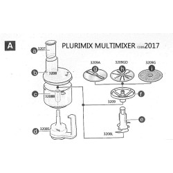 Food Processor Multimixer Plurimix Bosch