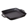 Grill quadrato in ghisa smaltata cm 28 staub