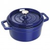 Cocotte in ghisa smaltata blu ø cm 20 - staub