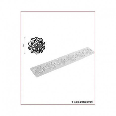 Tappeto Tricot Decor daisy 400 x 80 mm Silikomart