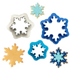 Fiocchi di neve frozen star set 3 tagliapasta Decora