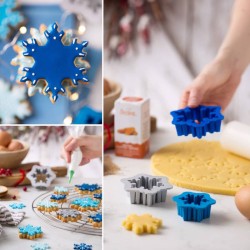 Fiocchi di neve frozen star set 3 tagliapasta Decora