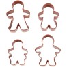 Famiglia gingerbread set 4 tagliapasta per panpepato Wilton