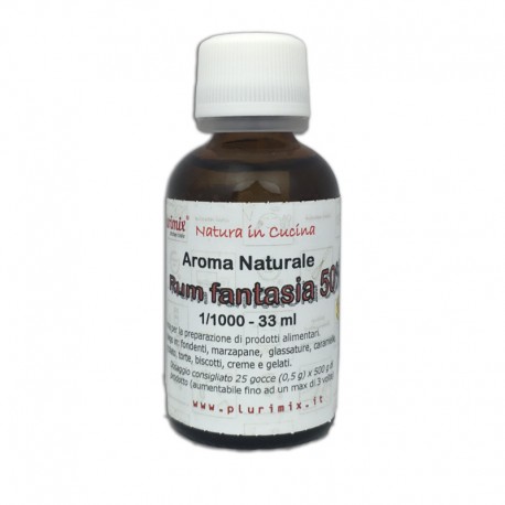 Aroma naturale Rum Fantasia 50% vol. 1/1000 - 33 ml