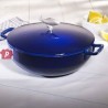 Tegame bouillabasse in ghisa smaltata blu ø cm 28 staub