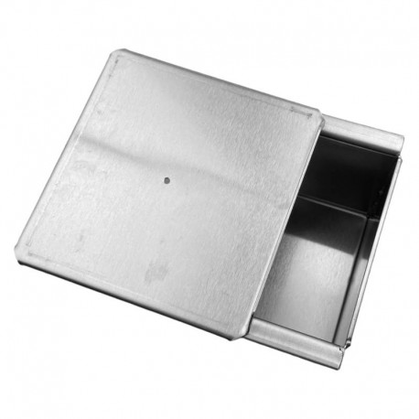 Croissant cubo stampo cassetta cm 10 - alluminio