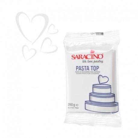 Pasta top da copertura Saracino g 250 bianco