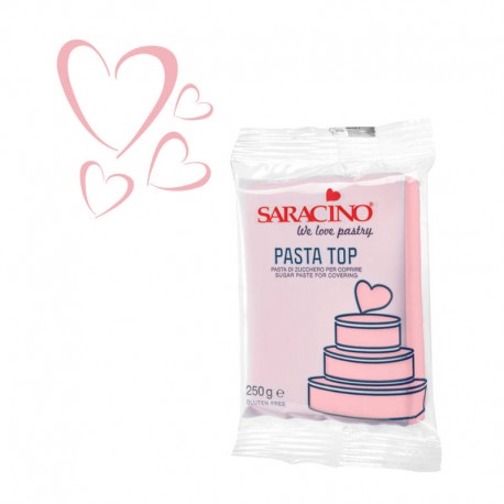 Pasta top da copertura Saracino g 250 rosa