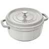 Cocotte in ghisa smaltata tartufo bianco ø cm 24 - staub