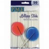 Bastoncini in carta per lollipop e cake pops - cm 11,5 - 50 pz